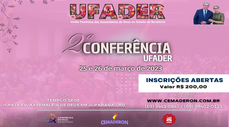 2ª Conferência UFADER
